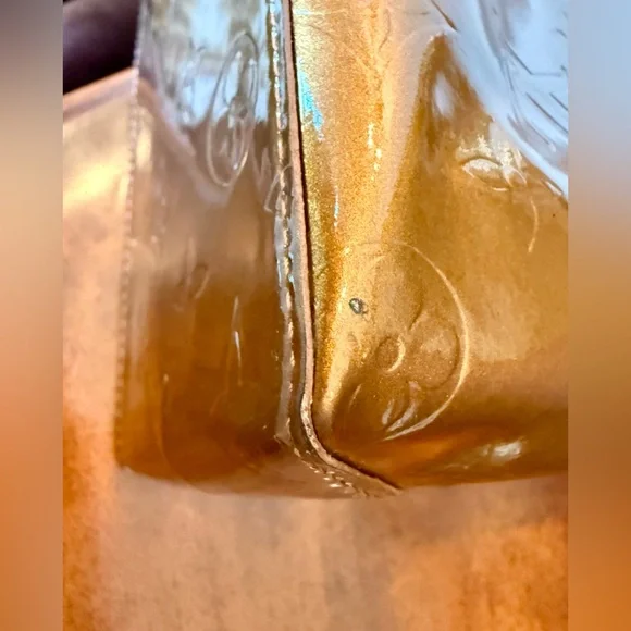 Pre-Loved Louis Vuitton Monogram Vernis Reade MM Women's Tote Bronze